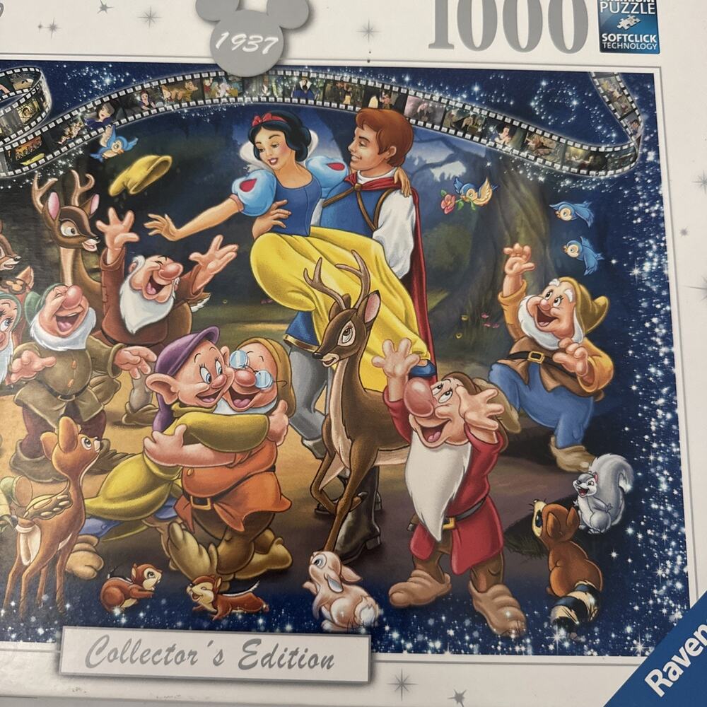 2016 Ravensburger 1000 Piece Puzzle Collector's Edition Snow White & 7 Dwarfs - Picture 3 of 10